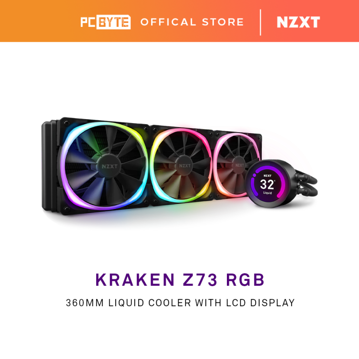 NZXT Kraken Z73 RGB 360mm CPU Liquid Cooler Lazada