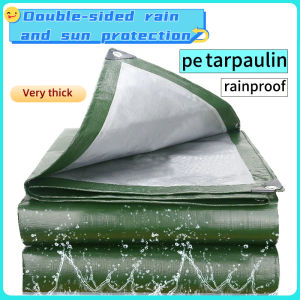 Rainproof Tarp Sunshade Cloth Heavy Duty Garden Canopy Water Resistance Tarp Cover Sunscreen Insulation Shed Cloth