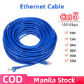 【10-50 Meters】Ethernet Cable 100Mbps RJ45 LAN Network Wire Internet Cable CAT5 Standards for Computer Router Cord Laptop Network Card. 