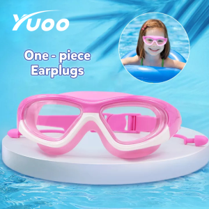 Yuoo Swimming Goggles for Kids Googles Big Frame HD Wide-Vision Anti-fog Swim Diving Gaggles Set for Boy and Girl (3-12 Years Old) Goggle Google