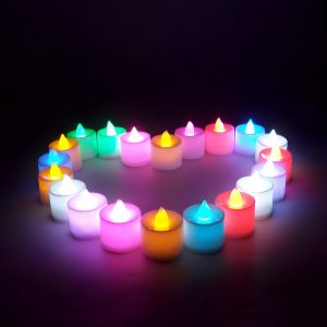 Lilin Elektrik Mini Menyala 7warna seven colours natal christmas night
