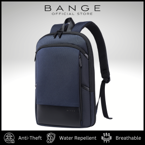77115 BANGE Men Business Waterproof Laptop Backpack 15.6" Fashion Travel Bag Lightweight Scalable Shoulder Bag for Motorbike & Daily Use Stylish & Durable Design Classic Male Backpack for Work Travel & School High-Quality Multi-Functional Bag
