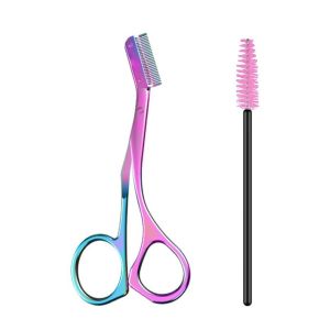 BHYJGD với lược chải lông mày tỉa lông mày Độ chính xác Dễ dàng Máy tỉa lông mày trang điểm Thép không gỉ Dụng cụ chăm sóc tỉ mỉ Dành cho Nam Giới và Nữ Giới