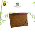 Keranjang Bambu Vintage Premium Berkualitas - Keranjang Anyaman Tangan Tradisional Natural Murah. 
