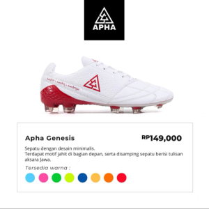 SEPATU SEPAK BOLA APHA GENESIS FG SEPATU DEWASA BISA COD GRATIS ONGKIR