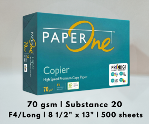 Paper One Copy Paper | 70 gsm | A4 Short Long | Copier Bond Colored | Tissue Essentials Hub
