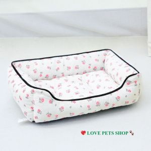 Ổ nệm nằm cho Chó Mèo thành cao hình chữ nhật (mẫu mới) - Love Pets Shop