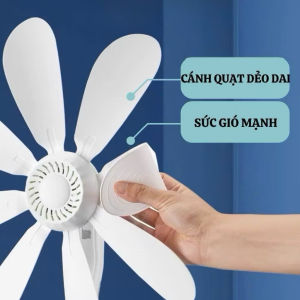 Quạt Kẹp Mini 8 Cánh Nhỏ Gọn Thiết Kế Tinh Tế Gió Mạnh Dễ Lắp Đặt Sử Dụng Linh Hoạt Mọi Nơi
