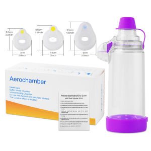 Salorie Inhaler Spacer 3in1 Mask MDI Respironics Anti-static Chamber With S M Large Mask for(0 Years Old- Adults)kid Children Aerochamber Spacer for Asthma
