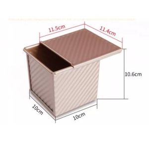 450g Non Stick Loaf Pan Toast  Loaf Tin Bread Pan Bread Loaf Pan Toast Mold with Lid Acuan roti Rectangle Mold