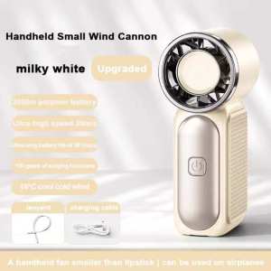 ✅100% Original MIXX 3600mAh Portable Mini Handheld Fan 3.5 Inch High Speed Personal Turbo Strong Wind Outdoor Tr