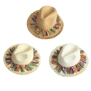 Mexicans Starw Hat de Mayo Straw Hat Beach Hat with Colorful Tassel Sombrero Hat Straw Jazzs Hat Straw Fedoras Hat