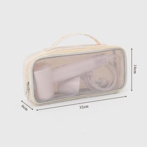 CREATIVE PAVILION Large Capacity Storage Bag Waterproof Solid Color Carrying Case  Hair Dryer Bag For Airwrap Styler