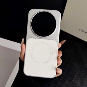 For Xiaomi Mi 17 Ultra Case Luxury PU Leather Magnetic Wireless Charging Protective Back Cover Case For Xiaomi Mi17 Ultra Shell