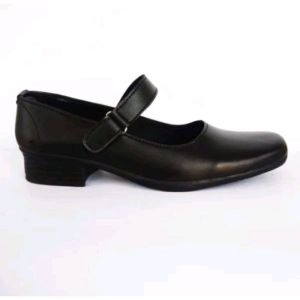 sepatu wanita - sepatu paskibra - sepatu pantofel full hitam sepatu sekolah