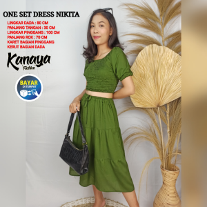 Kanaya Setelan wanita terbaru kekinian One Set Nikita korean style baju set wanita murah