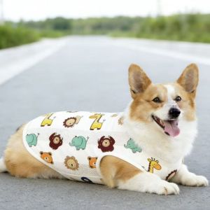JAYNEBIO Mesh Pet Mesh Vest Thin Breathable Dog Suit Fashion Cooling Pet Shirt Clothes Summer