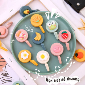 Combo 5 Móc treo đồ dán tường đơn gắn họa tiết hoạt hình dễ thương đáng yêu sáng tạo đa năng tiện lợi siêu dính chịu lực