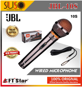 (SUSO) PROFESSIONAL DYNAMIC WIRED MICROPHONE JBL-10S SMOOTH RESPONSE FOR LEAD & BACK UP VOCALS.