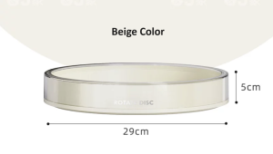 Turntable Kitchen Storage Tray 360 Degree Rotating Makeup Organizer Storage Tray