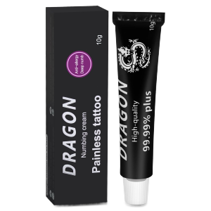 【STOCK】Dragon Strongest Korea Anesthetic Numbing Numb Cream (For Tattoo Laser Waxing Piercing) (10g)Tattoo numb cream