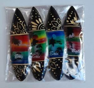 1 paket Magnet tempelan kulkas Surfing lukis hiasan kerajinan tangan