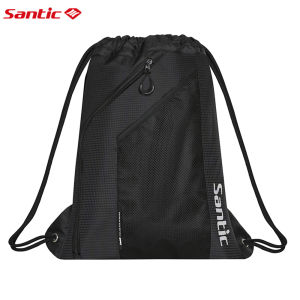 Santic กระเป๋าเป้สะพายหลังสำหรับปั่นจักรยานกันน้ำขนาดใหญ่ความจุปีนเขากีฬาเชือกรูดจักรยานกระเป๋าเก็บจักรยาน 15L