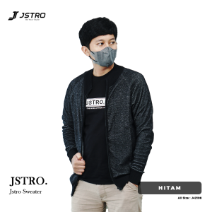Jstro Sweater Rajut Hitam 1
