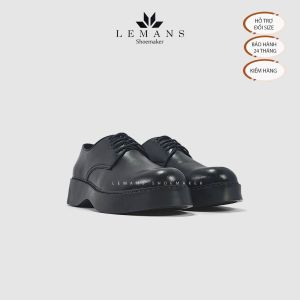 The Breakthrough Chunky Derby Lemans - BST độc quyền đế cao 6cm Full cao su nguyên khối Da bò nguyên tấm Bảo hành 24 tháng