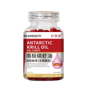 【One Capsule = 8 Capsules Of Fish Oil】Antarctic Krill Oil Gel Candy Deep Sea Fish Oil Capsules High Content Official Genuine Product南极磷虾油高含量