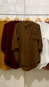 KEMEJA WANITA STAYLE KOREA / KEMEJA WANITA CRINKLE AIRFLOW / KEMEJA WANITA PREMIUM