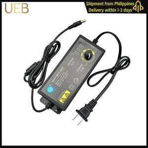 【UEB】3-12V 8A Power Supply Adapter Adjustable Variable Switching Power Adapter with LED Light for LED Strip Light 1