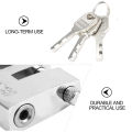 Stainless Steel Pedal Lock Car Lock Brake Anti Theft Lock Nut Paddle Brake Lock Car Brek Kereta Car Paddle Lock Car. 