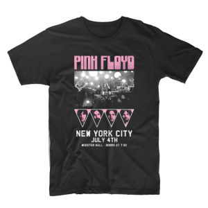 Kaos Band Oversize PINK FLOYD NEW York City July 4th Wooster Hall T-Shirt rock legend dewasa pria wanita