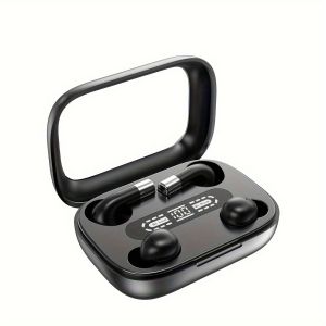 หูฟังไร้สาย TWS สีเบจหรูหราสำหรับคู่รัก - เสียง HiFi ลดเสียงรบกวนในหู หูฟังกีฬาไร้สายพร้อมไมโครโฟน ชาร์จ Type-C หูฟังไร้สาย Zweicx