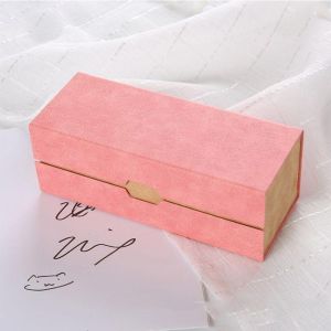 ZENO Chống áp lực Hộp đựng kính hai lớp Di động Đơn giản Túi đựng kính mát du lịch Thực tế Hộp đựng kính mát đôi Dành cho phụ nữ và nam giới