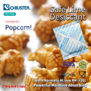 HALAL CERTIFIED O-BUSTER DryBoy Safe Lime Food Grade Desiccant (Economy Pack) Safe Lime / Desiccant / Food Grade Silica Gel / Moisture Absorber 1g 3g 5g 10g (BEST VS Silica Gel)