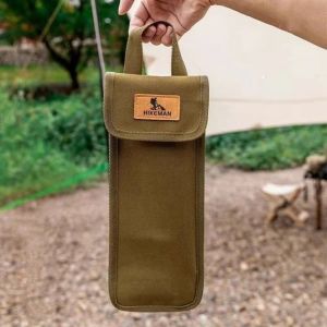 OURTOUR Chống thấm nước Túi đựng cọc lều cắm trại Ngoài trời Bền bỉ Túi đựng đinh cắm đất Di động PVE Hộp đựng chốt giữ Phụ kiện lều