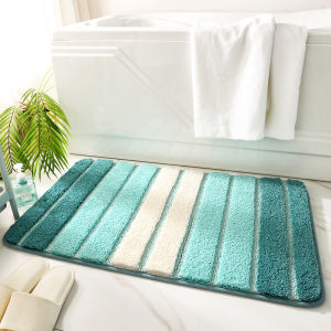*SG SELLER* 60 Designs Anti Slip Cashmere Bath Mat|Machine Washable Thick MicroFiber Absorbent Non Slip Bathroom Floor Mat|Size 40x60cm