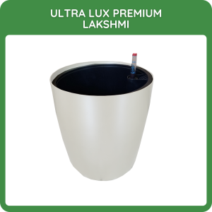 Lakshmi - Ultra Lux Premium Indoor Plant Pot with Self Watering Inner Pot and Water Level  Gauge