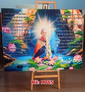 Tranh thầy Minh Tuệ tráng gương treo tường Khung tranh thầy Minh Tuệ chọn lọc mới 2027