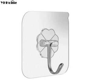 Wall Transparent Sticky Hook 1pcs Super Strong Kitchen Organizer Hanger