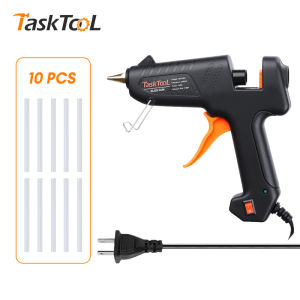 TASKTOOL ปืนยิงกาวไฟฟ้า ปืนยิงกาวร้อน 150W กาวร้อนอย่างดี 7mm  มีสวิตซ์ปิดเปิด ร้อนเร็ว 1นาที Glue Gun