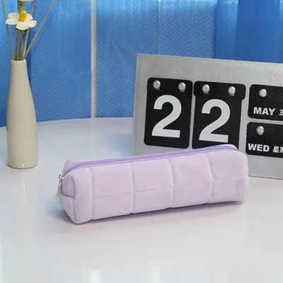 L7-S31 กระเป๋าดินสอ รูปทรงกลมยาว เก็บเครื่องเขียนต่างๆ สินค้ามีหลายสี พร้อมส่ง