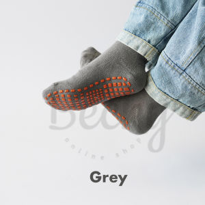 [SG Stock] Anti Slip Baby Socks High Quality Kids Children Women Men Ankle Socks Sports Non-Slip Yoga sock Cotton