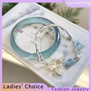 [Hot Sale Jewellery]liuchuanbing 2Pcs Exquisite Chinese Style Tassels Bracelet For Women Girls Versatile Ancient Style Bracelet Jewelry Accessories Gifts