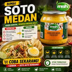 Bumbu Soto Medan Asli 190 gr Bumbu Soto Medan Rempah Alami Bumbu Soto Medan Tanpa Pengawet