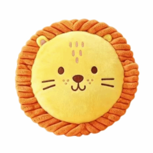 COSTA Colorful Dog Plush Flying Disc Soft Cartoon Pet Squeak Toy Pet Accessories Chew Resistant Interactive Dog Throw Toy Outdoor Sport