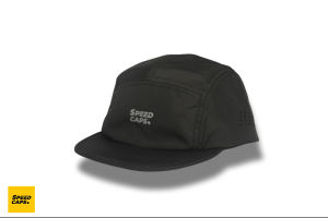 [SC-01/Hitam] Speed Caps Topi Olahraga Running Outdoor Pria & Wanita Bahan Parasut Premium Anti Air