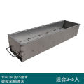 Wei Xian BBQ Grill Outdoor BBQ Rack Commercial Lamb Skewer Grill Home Charcoal BBQ Stand Thickened Oven   Long 100 Inner Width 15cm Single furnace. 